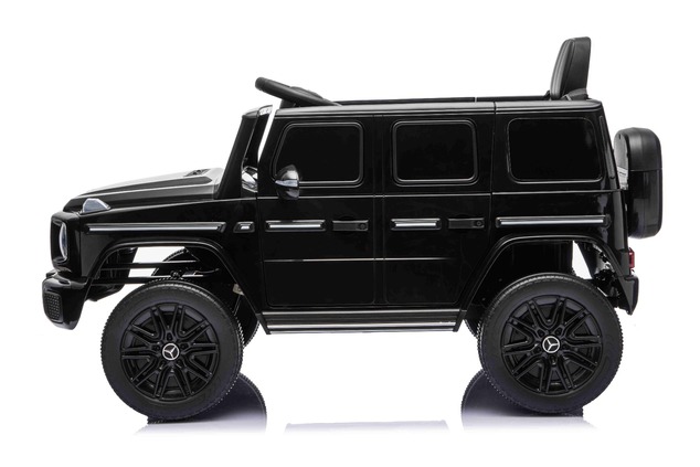 Auto elettrico Mercedes G580 12V, nero, telecomando 2,4 GHz, Bluetooth, USB
