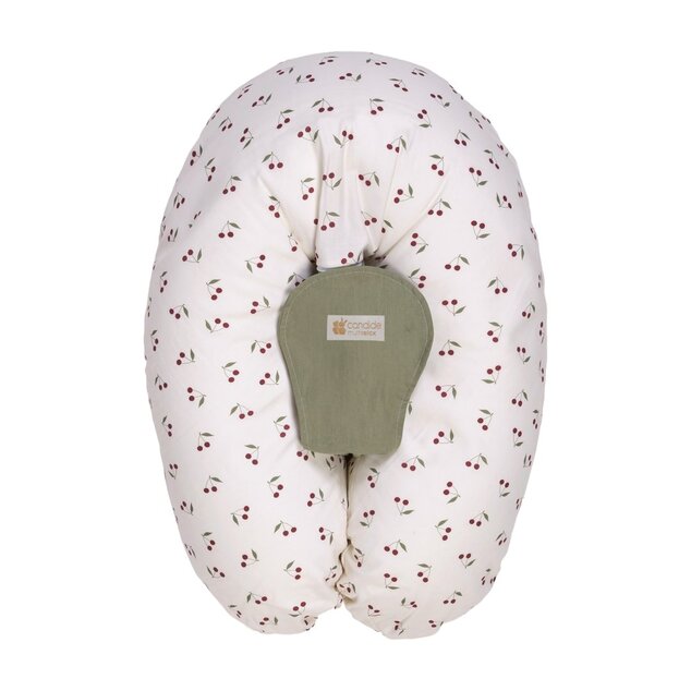 Cuscino gravidanza e allattamento Multirelax 3 in 1 Polycotton, Cherry