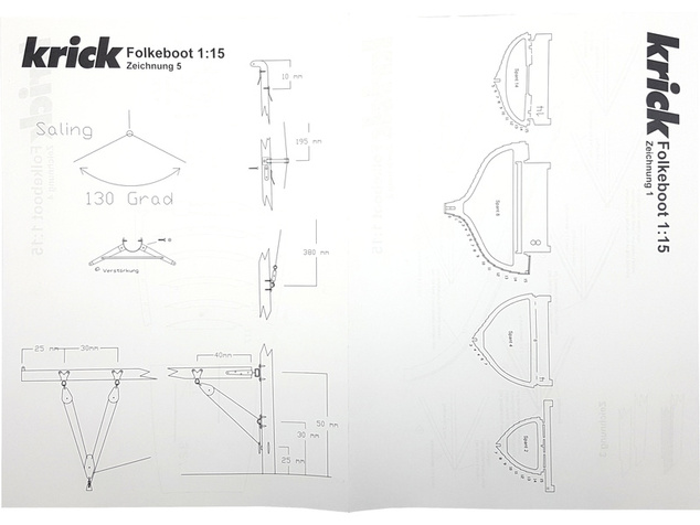 Krick Folkeboot 1:15 kit