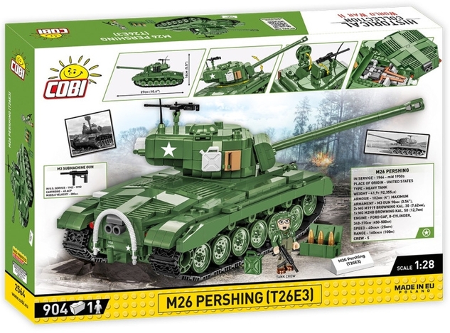 Cobi 2564 II WW M26 Pershing T26E3, 904 k, 1 f