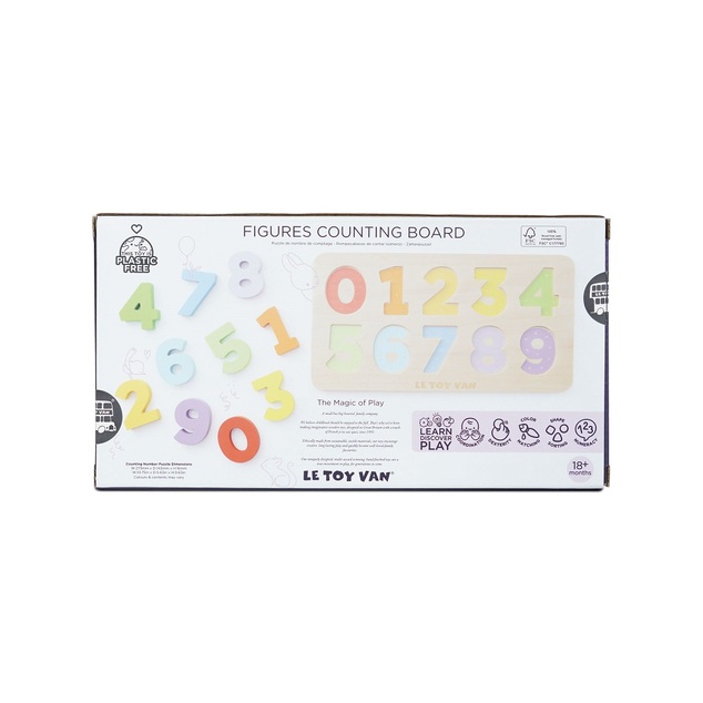 Le Toy Van Petilou Puzzle de inserare cu numere