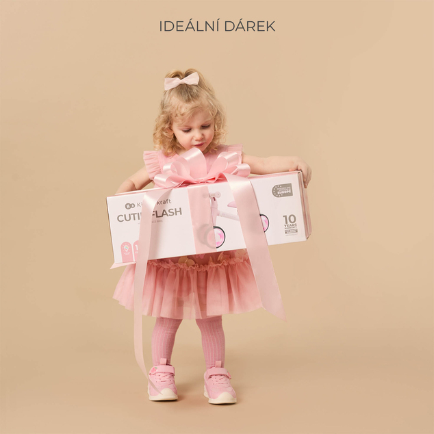 KINDERKRAFT Odrážadlo Cutie Flash Pink