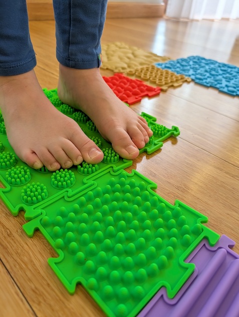 Ortopedici - tappetini sensoriali 15 pz