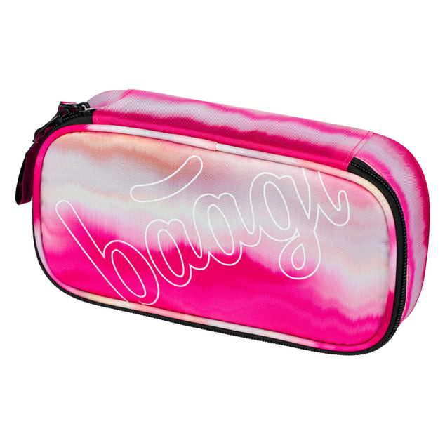 BAAGL SADA 3 Skate Pink Stripes: zaino, astuccio, tasca