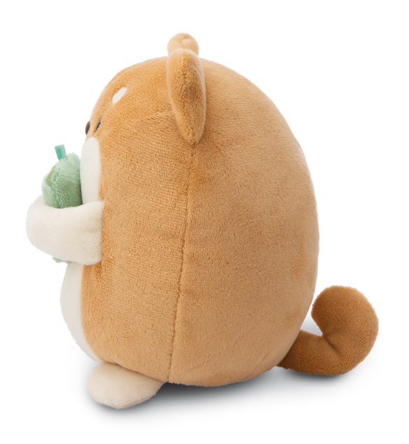 NICI plyš MyMochi Psík Hiro 16cm s bubble tea v darčekovom balení, 11x12x6,5cm