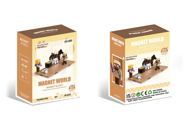 Set de construcție Magnet World Vânător
