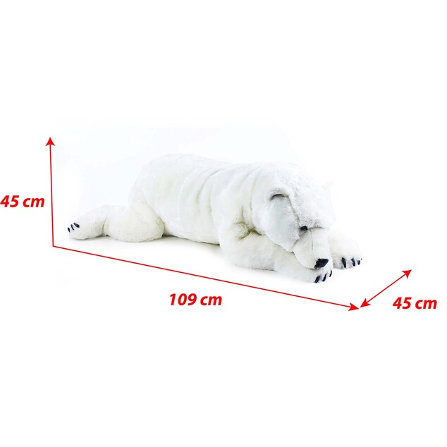 Plyšový medveď ľadový 109 cm ECO-FRIENDLY