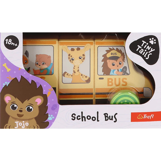 Trefl Magnetické vozidlo - Školský autobus - 3 prvky