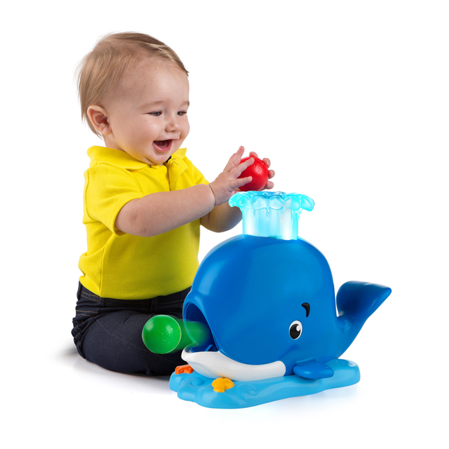 BRIGHT STARTS Spielzeug Musiklicht Wal Popper 6m+