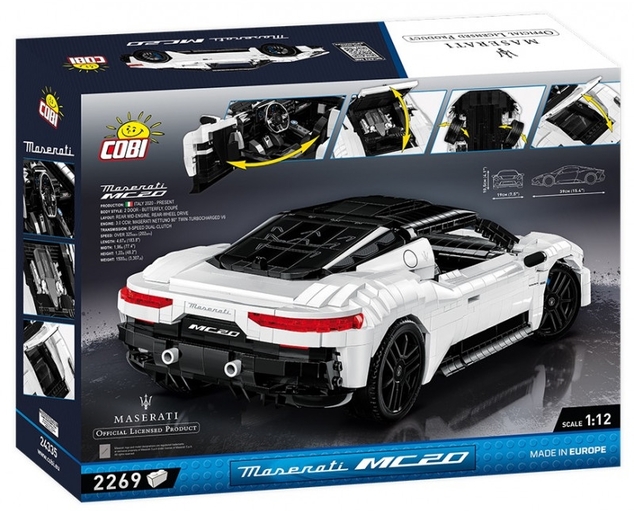 Cobi 24335 Maserati MC 20, 1:12, 2050 k