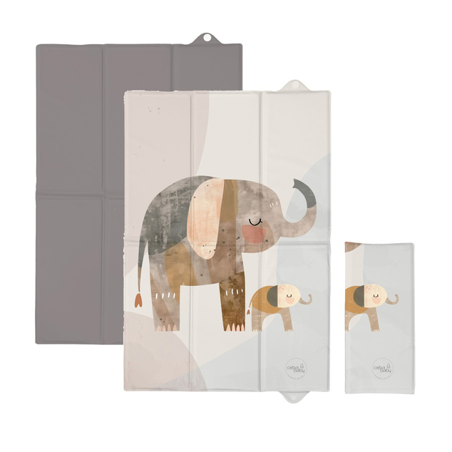 Ceba Podložka přebalovací cestovní (60x40) Basic Elephant Family
