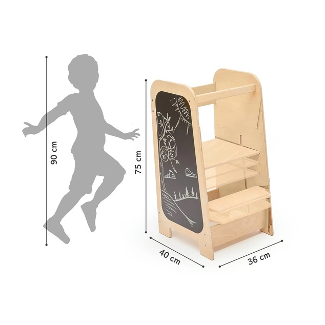 BusyKids Rostoucí učící věž Play 5v1 75 cm