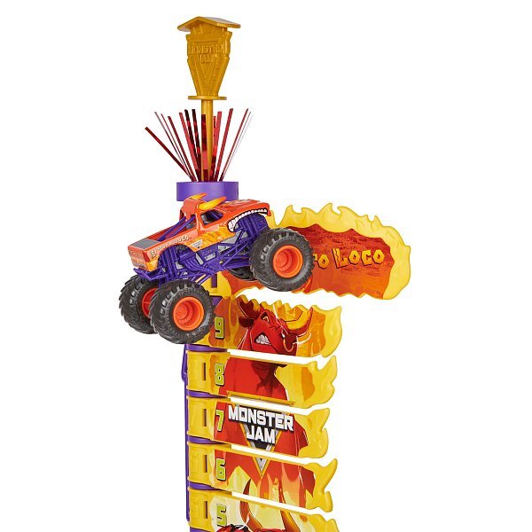 Monster Jam - Hrací set El Toro Loco Big Air Challenge, 1:64