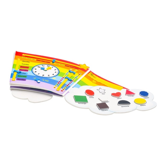 2Kids Toys Soft activity board Curcubeu cu nori
