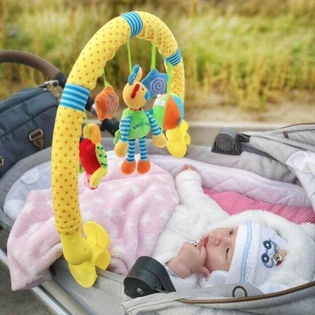 Spielzeug für den Kinderwagen Baby Mix