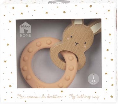 Kaloo Giocattolo da dentizione in silicone Coniglietto Home