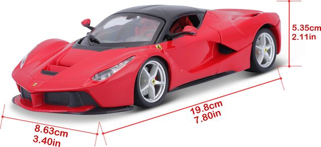 Bburago 1:24 Ferrari La Ferrari Rot