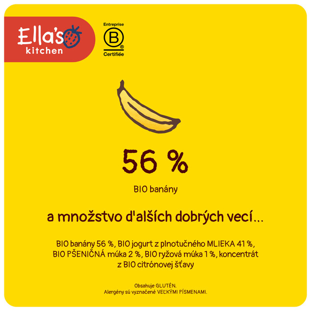 Ella's Kitchen BIO Raňajky banán a jogurt (100 g)