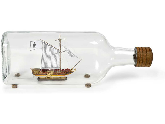 AMATI Golden Yacht 1:300 kit do fľaše