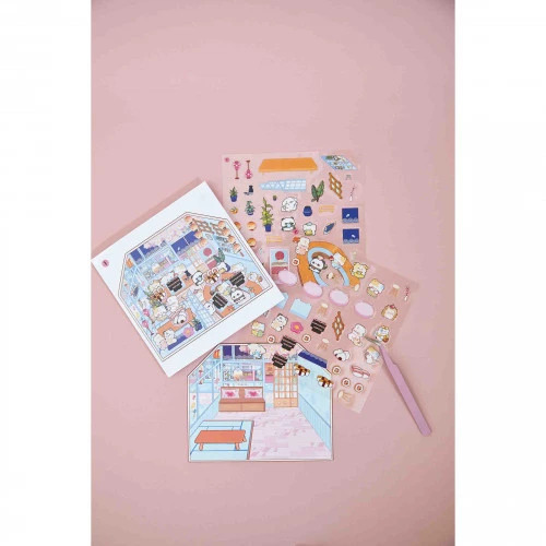 Janod Cosy Set creativ Stickere Minilume Delicii