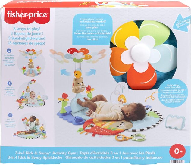 Mattel Fisher Price Deka s kolotočom pre motorický a kognitívny rozvoj