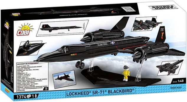 Cobi Lockheed SR-71 Blackbird, 1:48, 1330 k, 1 f