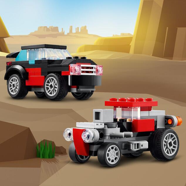 LEGO® Creator 3 en 1 31146 Camion à plateau et hélicoptère