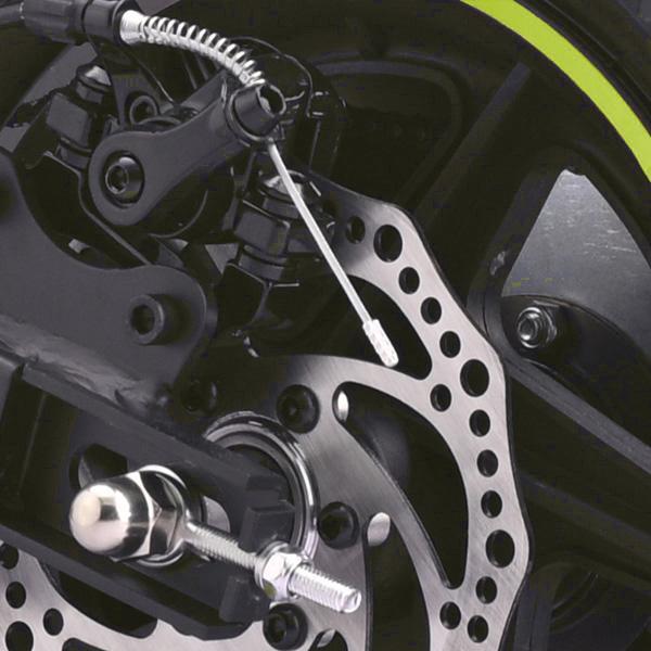Minimoto elettrica per bambini ROOKIE X 24V (12"), verde, Batteria al litio, 250W Bezu