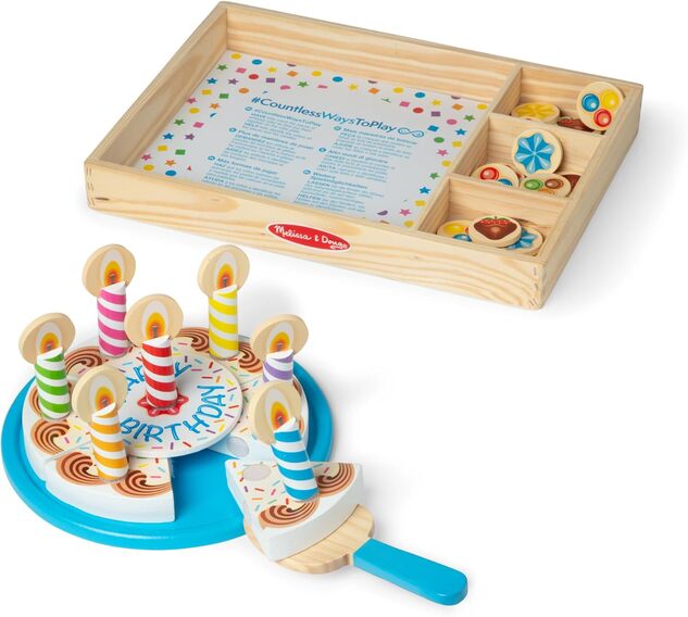 Spin Master Melissa &amp; Doug Narodeninová torta set