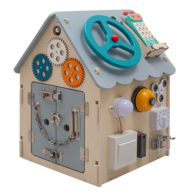Activity Board Căsuță LED Montessori Baby Mix