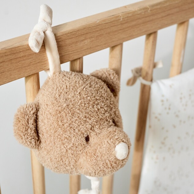 NATTOU Hračka hudobná Teddy medvedík 16 cm