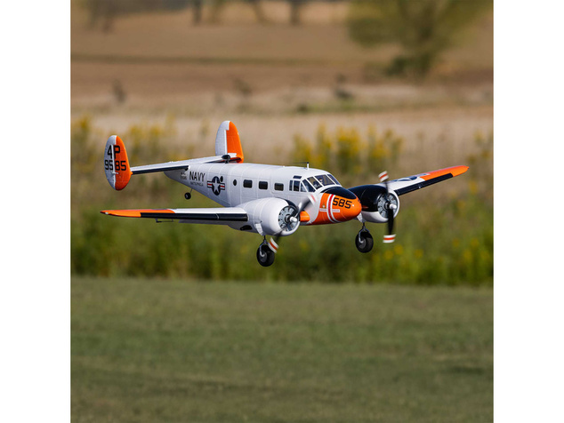 E-flite Beechcraft D18/RC-45J 1.5m BNF Basic AS3X+ SAFE Select