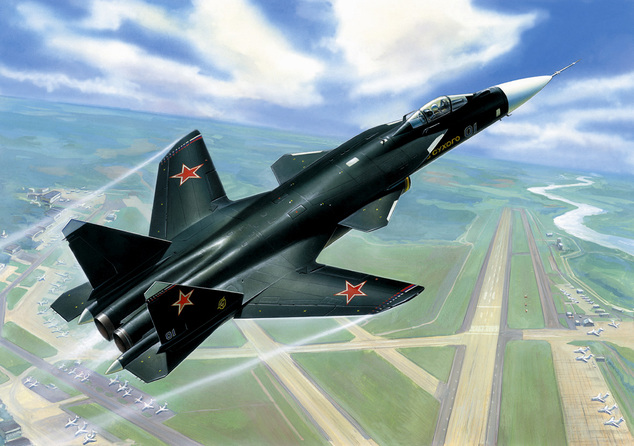 Model Kit letadlo 7215 - Sukhoi SU-47 Berkut (1:72)