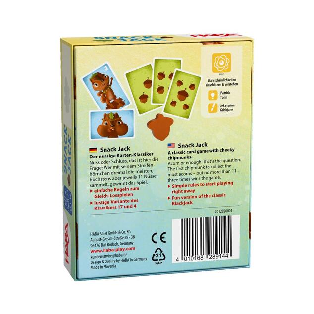 Haba Mini kartová hra pre deti Snack Jack od 6 rokov