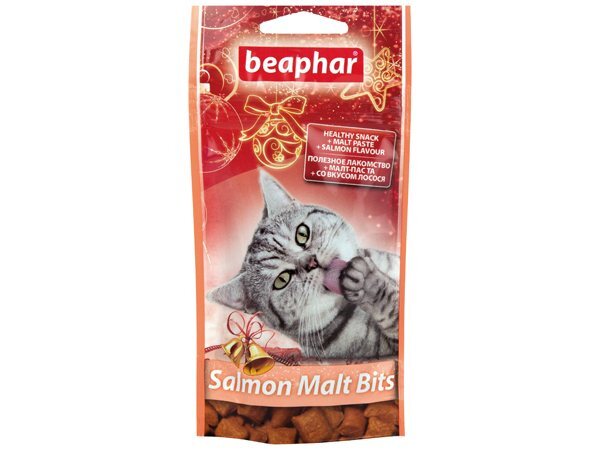 Pochúťka Beaphar Malt Bits losos 35g