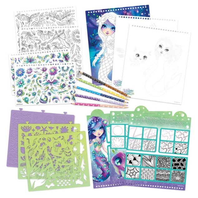 Nebulous Stars Kreativný sketchbook Nenuphia
