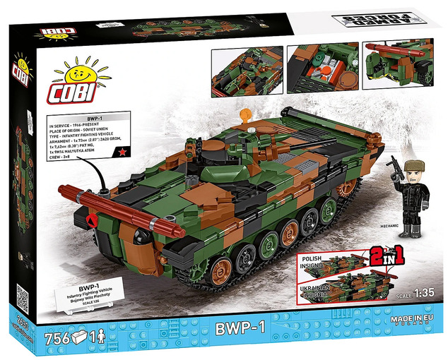 Cobi 2630 Armed Forces BVP (PL/UKR), 1:35, 756 k, 1 f
