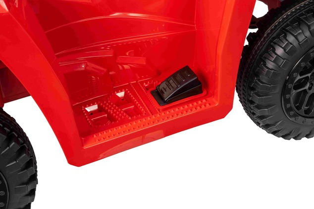 Licencovaná elektrická štvorkolka Arctic Cat 12V so zadným pohonom, červená, LED svetlá, L