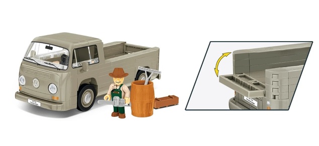 Cobi Volkswagen T2a Pritschenwagen, 1:35, 152 k, 1 f