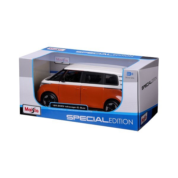 Maisto - 2023 Volkswagen ID.Buzz, bijela, metalik narančasta, 1:24