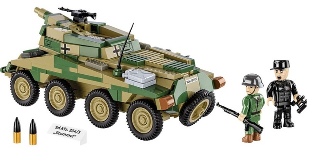 Cobi II WW Sd. Kfz 234/3 Stummel, 1:35, 438 k, 2 f