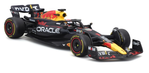Bburago 1:24 RACE Formel F1 MODELLBAUSATZ- Red Bull RB19(2023) #11 Sergio Pérez mit Ständer