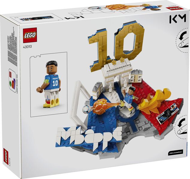 LEGO® Editions 43013 Kylian Mbappé – Hviezdne momenty futbalu