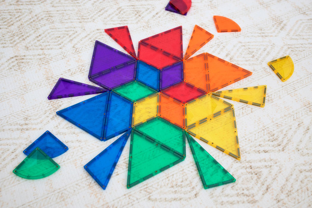 CONNETIX® Rainbow Shape Expansion Pack magnetisches Baukastenset 36 Stück