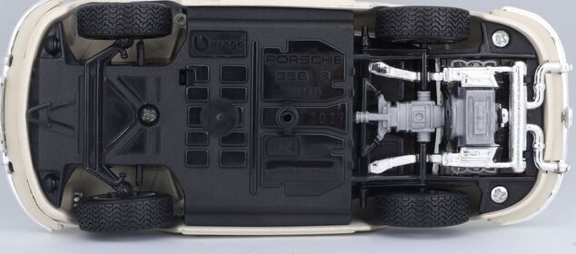 Bburago 1:24 Porsche 356B Coupe (1961) Elfenbein