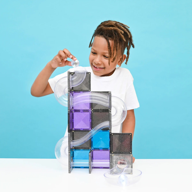 CONNETIX® Ball Run Galaxy Pack juego de construcción magnético 61 pc