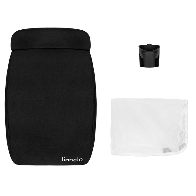 Lionelo Kočík športový Annet Plus Black Carbon