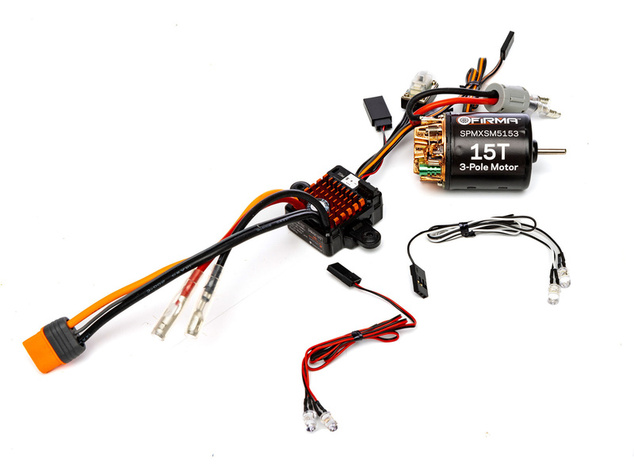 Spektrum motor jednosmerný Firma 540 15T, regulátor Firma 70A 2-3S