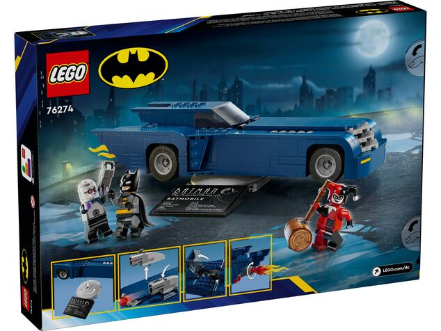 LEGO® DC Batman™ 76274 Batman™ și Batmobilul vs. Harley Quinn™ și Mr. Freeze™