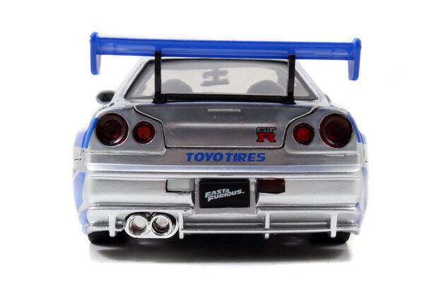 Rýchlo a zbesilo auto 2002 Nissan Skyline 1:24